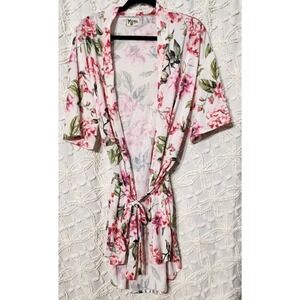 Show Me Your Mumu Robe Womens One Size Tropical Floral Bold Flower Print‎ Relax